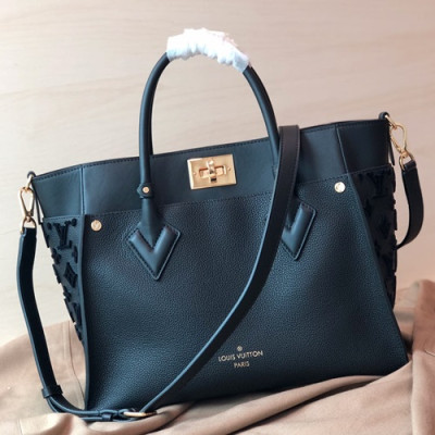 Louis Vuitton 2019 On My Side Tote Shoulder Bag,30.5cm - 루이비통 2019 온 마이 사이드 토트 숄더백 M53826,LOUB1354,30.5cm,블랙