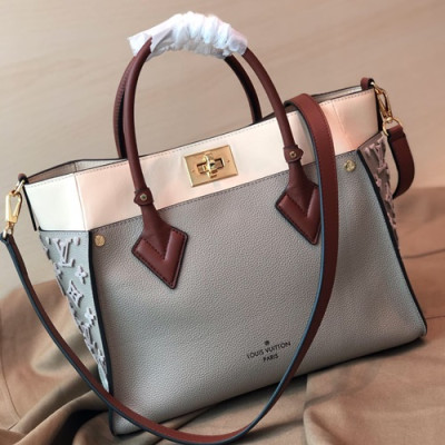 Louis Vuitton 2019 On My Side Tote Shoulder Bag,30.5cm - 루이비통 2019 온 마이 사이드 토트 숄더백 M53826,LOUB1355,30.5cm,베이지그레이