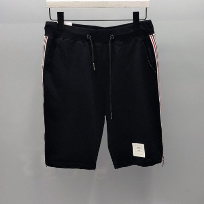 Thom Browne 2019 Mens Casual Logo Training Short Pants - 톰브라운 남성 캐쥬얼 로고 트레이닝 반바지 Tho0153x.Size(m- 2xl).블랙
