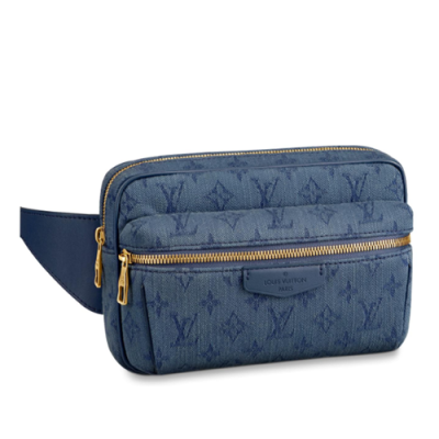 Louis Vuitton 2019 Denim Outdoor Belt Bag,21cm - 루이비통 2019 데님 아웃도어 남여공용 벨트백 LOUB1389, 21cm ,블루