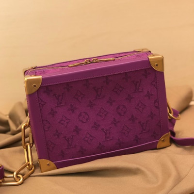 Louis Vuitton MonogramMessenger Box Shoulder Bag,25cm - 루이비통 모노그램 메신저 박스 숄더백 M44427,LOUB1398,25cm,퍼플
