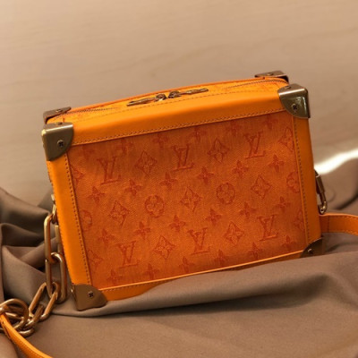 Louis Vuitton MonogramMessenger Box Shoulder Bag,25cm - 루이비통 모노그램 메신저 박스 숄더백 M44427,LOUB1399,25cm,오렌지옐로우