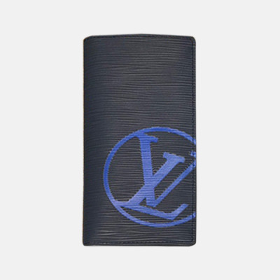 Louis Vuitton 2019 Epi Brazza Wallet M63511 - 루이비통 2019 에삐 브라짜 남여공용 장지갑 LOUW0156.Size(19cm).블루