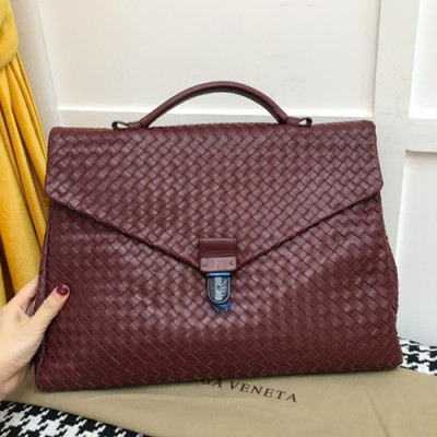 Bottega Veneta 2019 Leather Mens Business ,40cm - 보테가 베네타 2019 레더 남성용 서류가방,6945,BVB0251,40cm,와인