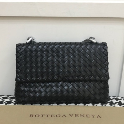 Bottega Veneta 2019 Chain Shoulder Bag,27.5cm - 보테가 베네타 2019 체인 숄더백, 7716,BVB0260,27cm,블랙