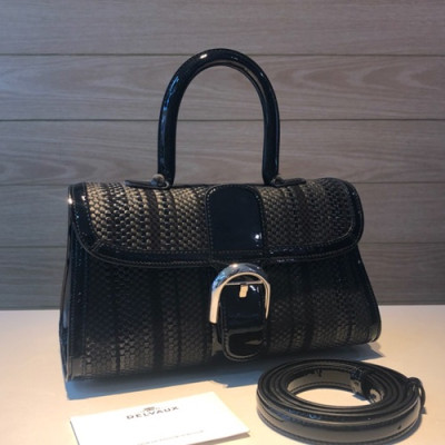 Delvaux 2019 Brillant Tote Shoulder Bag,28s CM - 델보 2019 브리앙 토트 숄더백,DVB0290.28s CM,블랙