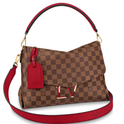 Louis Vuitton 2019 Beaubourg Damier Tote Shoulder Bag,35cm - 루이비통 2019 보부르 다미에 토트 숄더백 N40177,LOUB1436,35cm,브라운(레드)