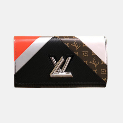 Louis Vuitton 2019 Twist Wallet M60996 - 루이비통 2019 트위스트 여성용 장지갑 LOUW0163.Size(19cm).블랙