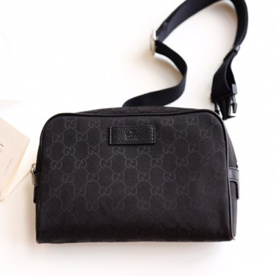 Gucci 2019 Canvas Belt Bag,23CM - 구찌 2019 남여공용 캔버스 벨트백 449174,GUB0674,23CM,블랙