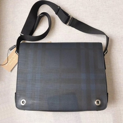 Burberry 2019 Messenger Shoulder Bag ,32CM - 버버리 2019 남성용 메신저 숄더백,BURB0297,32cm,네이비체크