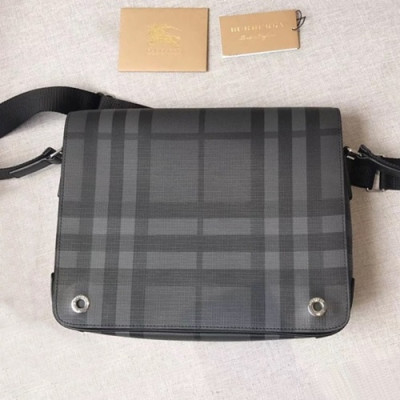 Burberry 2019 Messenger Shoulder Bag ,32CM - 버버리 2019 남성용 메신저 숄더백,BURB0298,32cm,그레이체크