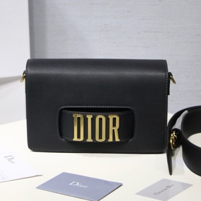 Dior 2019 Leather Chain Shoulder Bag ,25CM - 디올 2019 레더 여성용 체인 숄더백,DIOB0282,25CM,블랙