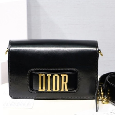 Dior 2019 Leather Chain Shoulder Bag ,25CM - 디올 2019 레더 여성용 체인 숄더백,DIOB0283,25CM,블랙