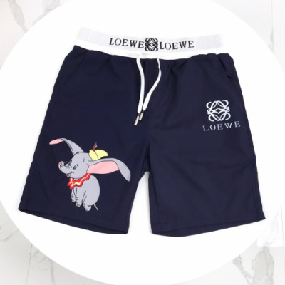 Loewe 2019 Mens Logo Casual Training Half Pants - 로에베 남성 캐쥬얼 로고 트레이닝 반바지 Loe0062x.Size(s - l).네이비