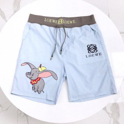 Loewe 2019 Mens Logo Casual Training Half Pants - 로에베 남성 캐쥬얼 로고 트레이닝 반바지 Loe0063x.Size(s - l).스카이블루