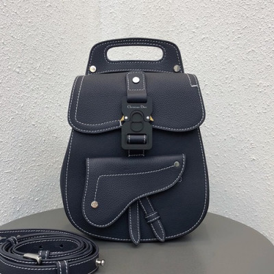 Dior Homme 2019 Mini Saddle Back Pack,23cm - 디올 옴므 2019 남여공용 미니 새들 백팩,DIOB0306,23cm,블루