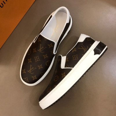 Louis vuitton 2019 Mm/Wm Business Initial Logo Slip-on - 루이비통 남자 비지니스 이니셜 로고 슬립온 Lou01158x.Size(225 - 275).브라운