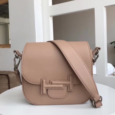 Tod's 2019 Double T Leather Shoulder Bag,22cm - 토즈 2019 더블 티 레더 숄더백,TODB0014,22cm,베이지핑크