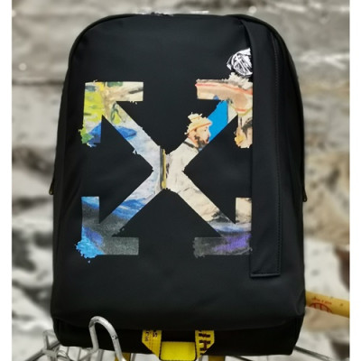 Off White 2019 Nylon Back Pack,43cm - 오프화이트 2019 나일론 남여공용 백팩 OFFB0067,43cm,블랙