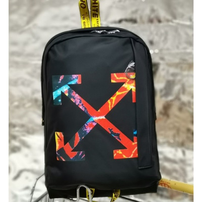 Off White 2019 Nylon Back Pack,43cm - 오프화이트 2019 나일론 남여공용 백팩 OFFB0068,43cm,블랙