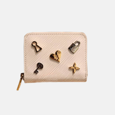 Louis Vuitton 2019 Love Lock Zippy Epi Wallet M63993 -  루이비통 2019 러브 락 지피 에삐 월릿 반지갑 LOUW0174.Size(11CM).화이트