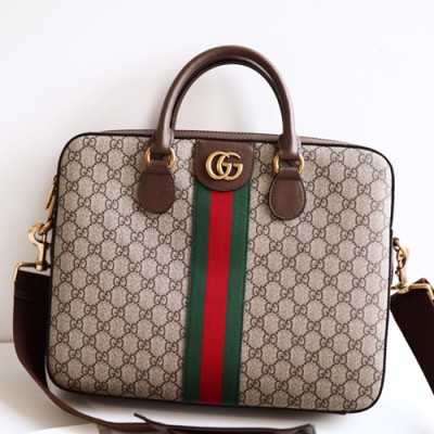 Gucci 2019 Ophidia Briefcase Mens Business ,36.5CM - 구찌 2019 오피디아 브리프케이스 남성용 서류가방,574793,GUB0676,36.5cm,브라운
