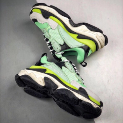 [커스텀급]Balenciaga 2019 Mm/Wm Triple'S Clear Sole Runner - 발렌시아가 남자 트리플S 러너 Bal0242x.Size(225 - 270). 라이트그린