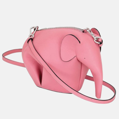 Loewe Elephant Mini Cross Bag,18CM - 로에베 엘리펀트 미니 크로스백 ,LOEB0021 ,18CM, 핑크