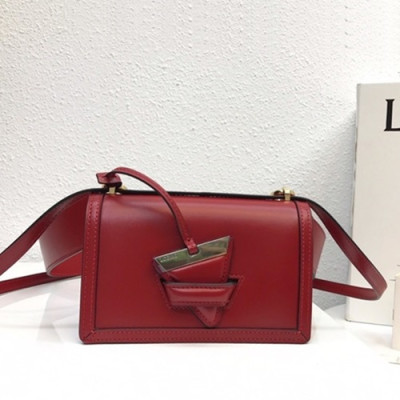 Loewe 2019 Barcelona Small Shoulder Bag, 18.5CM - 로에베 2019 바르셀로나 스몰 숄더백 ,10159-LOEB0039,18.5CM, 레드