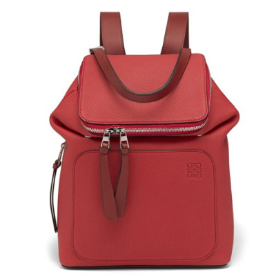 Loewe 2019 Goya Small Back Pack, 24.5CM - 로에베 2019 남여공용 고야 스몰 백팩 ,LOEB0076, 24.5CM, 레드