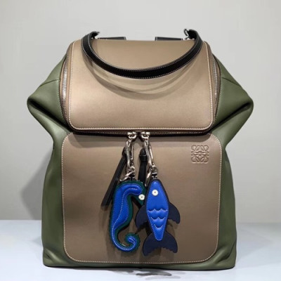 Loewe 2019 Goya Back Pack, 34CM - 로에베 2019 고야 남여공용 백팩 ,LOEB0083, 34CM, 카키