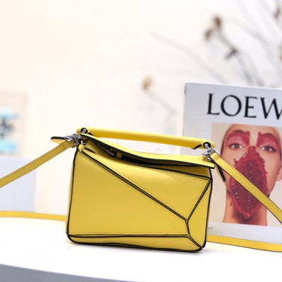 Loewe 2019 Puzzle Mini Shoulder Bag, 18CM - 로에베 2019 퍼즐 미니 숄더백 ,LOEB0125, 18CM, 옐로우