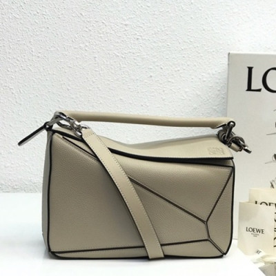 Loewe 2019 Puzzle Small Shoulder Bag, 24CM - 로에베 2019 퍼즐 스몰 숄더백 ,LOEB0139, 24CM,오트밀