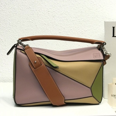 Loewe 2019 Puzzle Medium Shoulder Bag, 29CM - 로에베 2019 퍼즐 미듐 숄더백 ,LOEB0170, 29CM,연퍼플