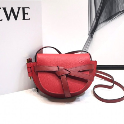 Loewe 2019 Gate Mini Shoulder Bag, 15CM - 로에베 2019 게이트 미니 숄더백 ,10182-LOEB0228,15CM, 레드