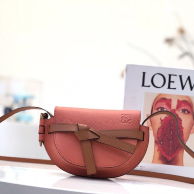 Loewe 2019 Gate Mini Shoulder Bag, 15CM - 로에베 2019 게이트 미니 숄더백 ,LOEB0234,15CM, 코랄핑크