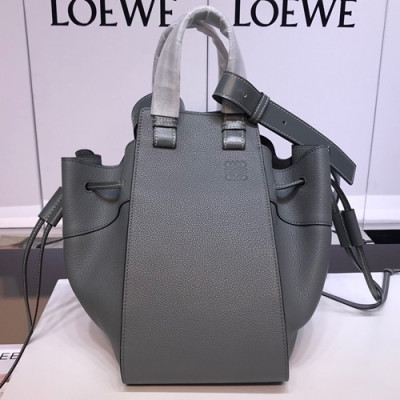 Loewe 2019 Hammock Large Tote Shoulder Bag, 31CM - 로에베 2019 해먹 라지 토트 숄더백 ,061843-LOEB0304, 31CM, 다크그레이