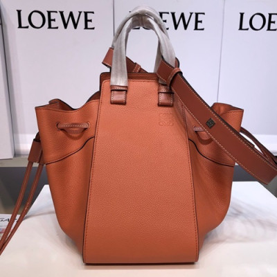 Loewe 2019 Hammock Large Tote Shoulder Bag, 31CM - 로에베 2019 해먹 라지 토트 숄더백 ,061843-LOEB0305, 31CM, 코랄핑크