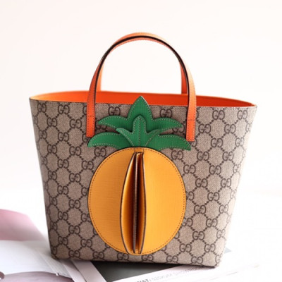 Gucci 2019 Supreme Mini Tote Bag,21CM - 구찌 2019 수프림 여성용 토트백 580840,GUB0682,21CM,브라운