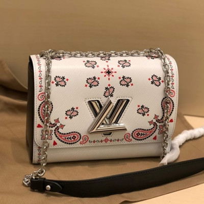 Louis Vuitton 2019 Leather Twist Shouder Bag,23cm - 루이비통 2019 레더 트위스트 숄더백 ,M50280,LOUB1465,23cm,화이트