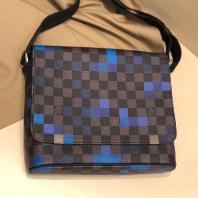 Louis Vuitton 2019 Messenger Shoulder Bag,25cm - 루이비통 2019 남성용 메신저 숄더백 N41031 ,LOUB1469,25cm,블랙