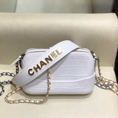 Chanel 2019 Women Gabrielle Leather Chain Shoulder Bag ,19CM - 샤넬 2019 여성용 가브리엘 레더 체인 숄더백,CHAB0854,19CM,화이트