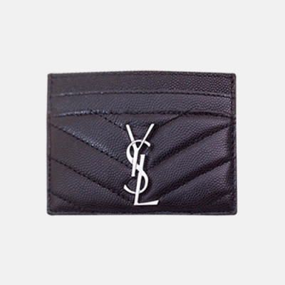 Saint Laurent 2019 Card Purse - 입생로랑 남여공용 카드 퍼스 SLW0034.블랙