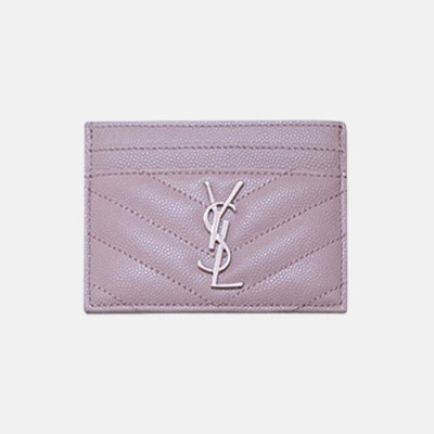 Saint Laurent 2019 Card Purse - 입생로랑 남여공용 카드 퍼스 SLW0035.연핑크