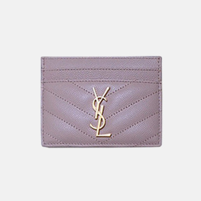 Saint Laurent 2019 Card Purse - 입생로랑 남여공용 카드 퍼스 SLW0036.연핑크