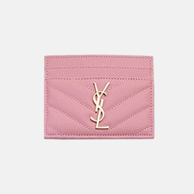 Saint Laurent 2019 Card Purse - 입생로랑 남여공용 카드 퍼스 SLW0037.핑크