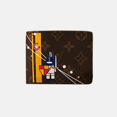 Louis Vuitton 2019 Monogram Multiple Wallet,M60895-  루이비통 2019 모노그램 멀티플 반지갑, LOUW0188.Size(12CM).브라운