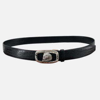 Stefano Ricci 2019 Mens Leather Belt - 스테파노리치 2019 남성용 레더 벨트 STEBT0001.Size(3.5cm).블랙