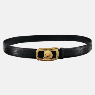 Stefano Ricci 2019 Mens Leather Belt - 스테파노리치 2019 남성용 레더 벨트 STEBT0002.Size(3.5cm).블랙