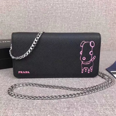 Prada 2019 Leather Mini Shoulder Cross Bag,18.5CM - 프라다 2019 레더 미니 숄더 크로스백,PRAB0058,18.5cm,블랙